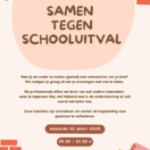 Oudergroep ‘Samen tegen schooluitval’