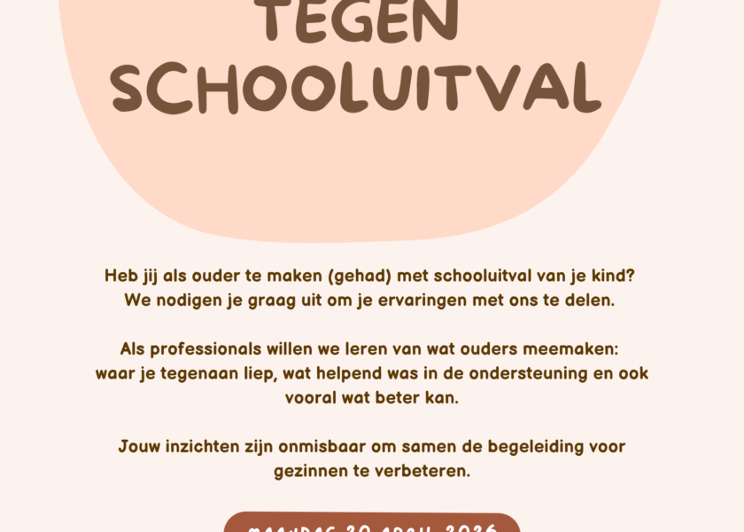 Oudergroep samen tegen schooluitval incl inschrijving